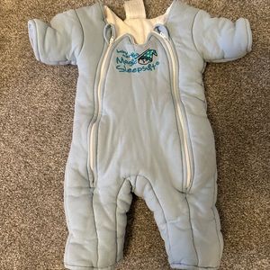Magic Merlin Sleepsuit Small Blue